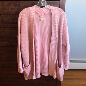 Pink cardigan